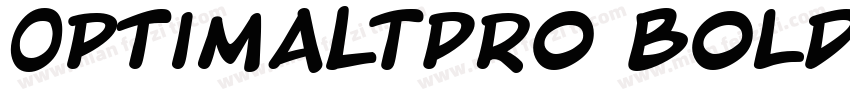 0ptimaLTPro Bold字体转换